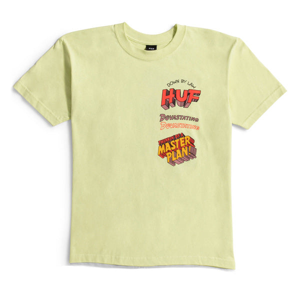 Tee-shirt Huf Master Plan SS Lime