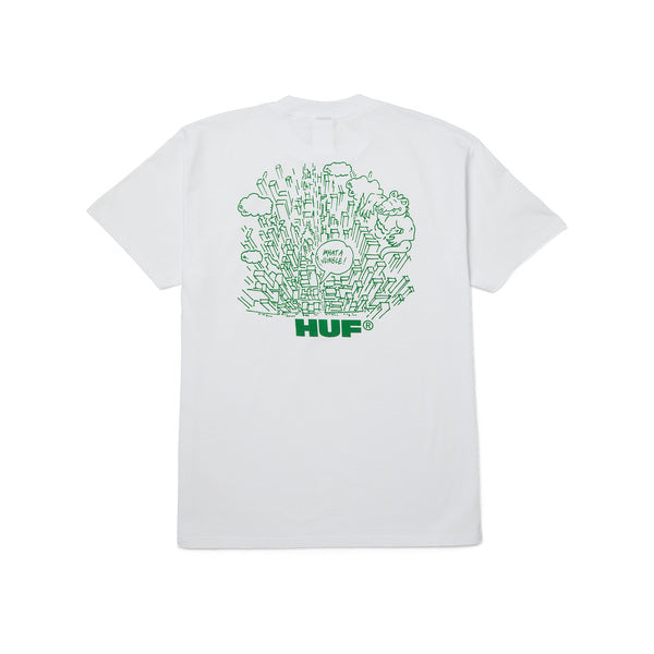 Tee-shirt Huf What A Jungle SS White