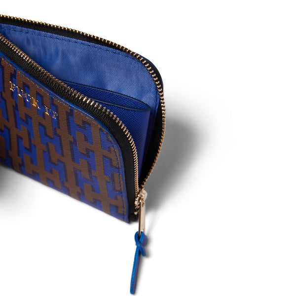 Portefeuille Huf Wallet Pillar Zip Brown