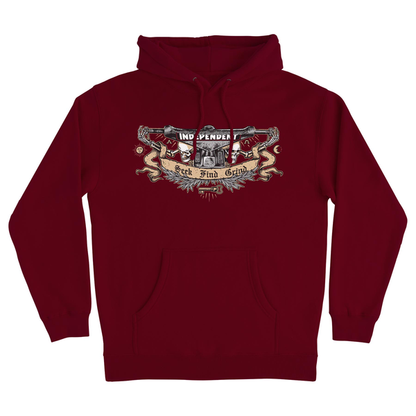 Independent Sweat Sfg Society Hood Maroon