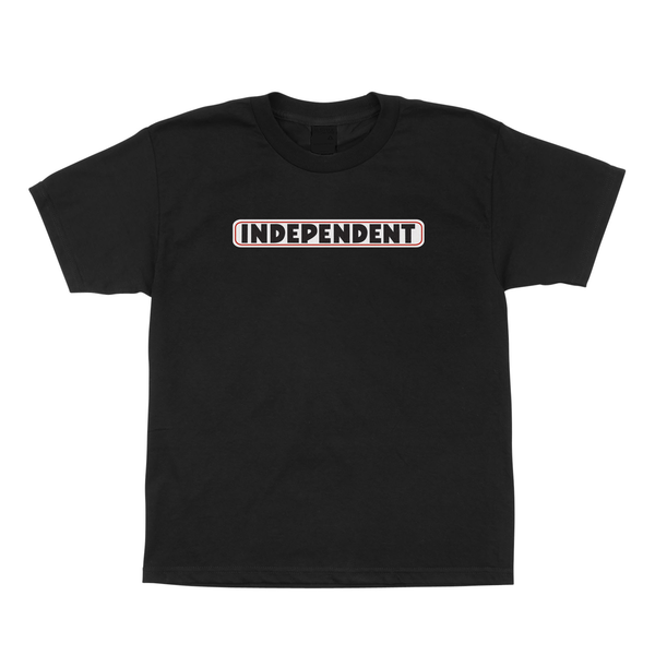 Independent T-Shirt Bar Logo Ss Youth Black