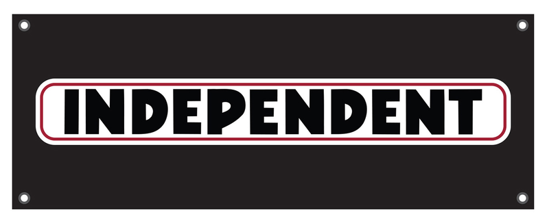 Independent Banner Bar Logo Black 120Cm X 46Cm