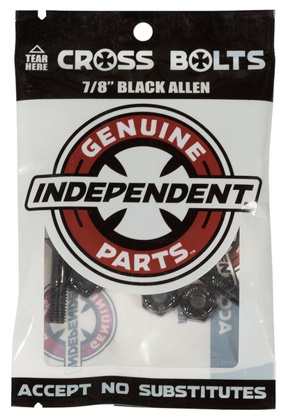 Independent Visserie (Jeu De 8) Allen 0.875 Pouce Black