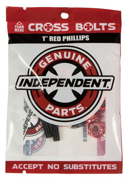 Independent Visserie (Jeu De 8) Phillips 1 Red Blk + Tool