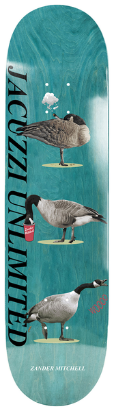 Planche de skateboard Jacuzzi Unlimited Zander Mitchell Geese Ex7 8,5"