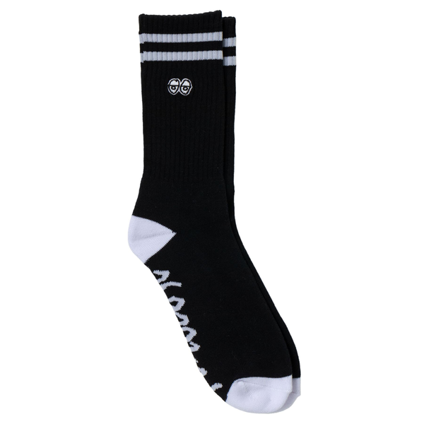 Chaussettes Krooked Eyes Emb Black White