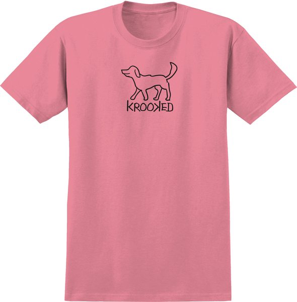 Krooked T-Shirt El Perro Ss Pink