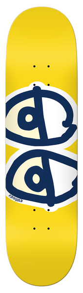 Planche de skateboard Krooked Eyes Yellow 8,06"