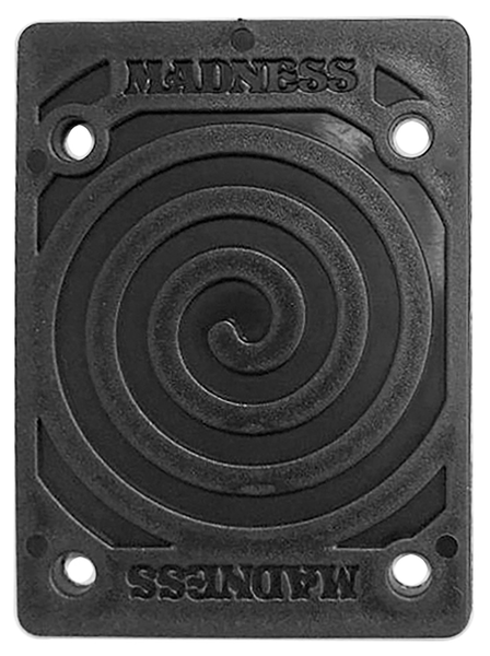 Madness Pads Shock Treatment Soft Risers Black 0.875 Pouce