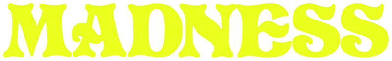 Madness Stickers Madness Vinyl Decal 5Pk Safety Yellow