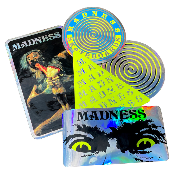 Stickers Madness Insane Assorted 10 Pack