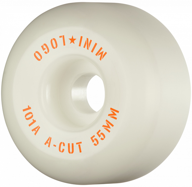Mini Logo Wheels (Jeu De 4) 55Mm A-Cut Ii 101A White
