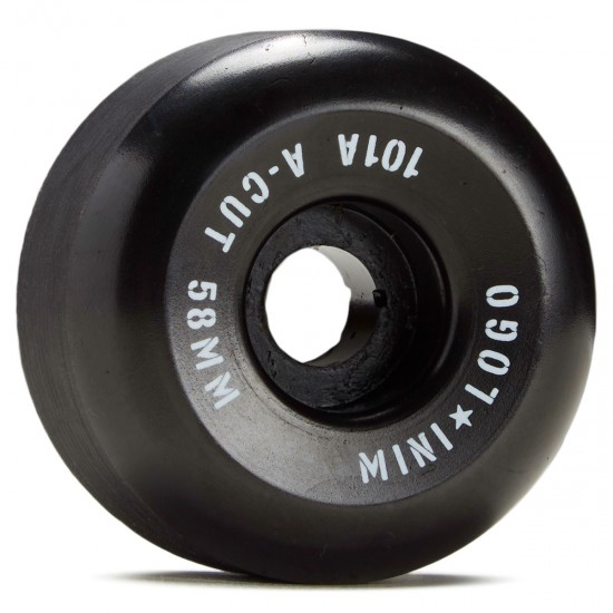 Mini Logo Wheels (Jeu De 4) 58Mm A-Cut Ii 101A Black