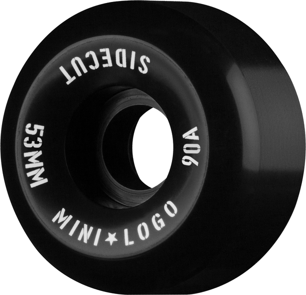 Mini Logo Wheels (Jeu De 4) 53Mm Sidecut Hybrid Iii 90A Blk