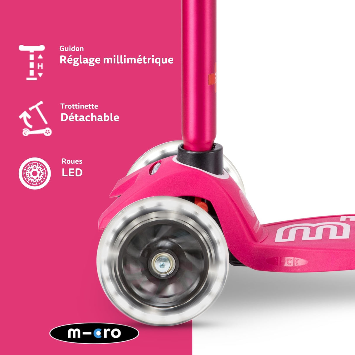 Maxi Micro Deluxe Rose Led