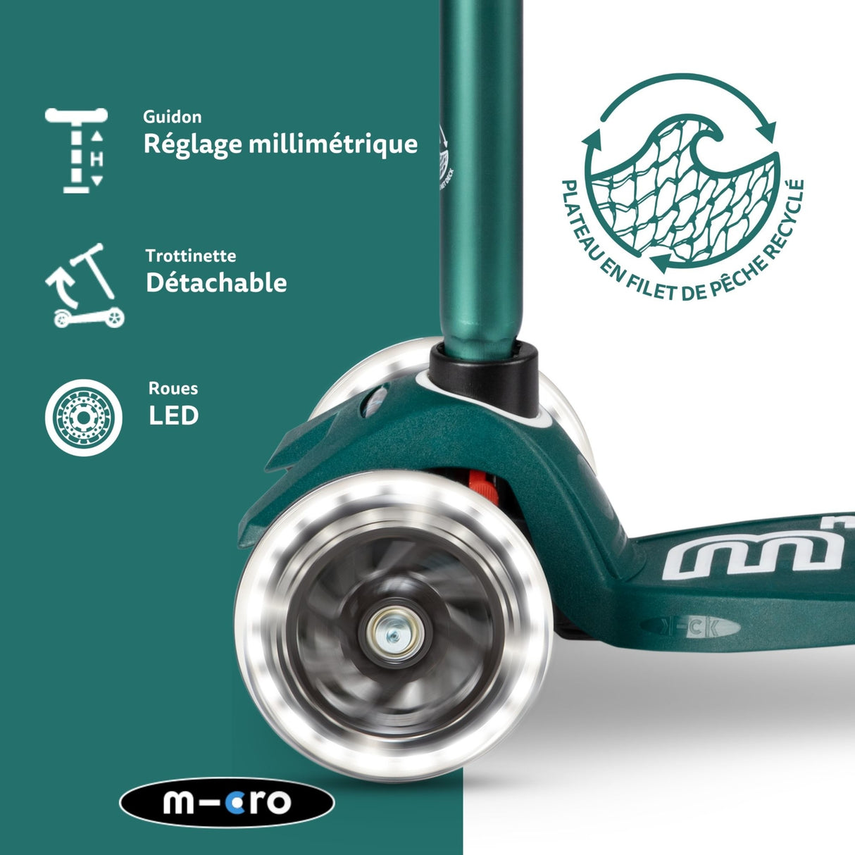 Maxi Micro Deluxe Led - Eco - Vert