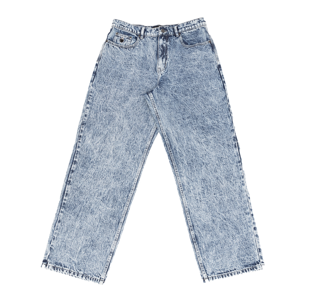 Pantalon Nonsense Biggerfoot Denim Light Acid Denim