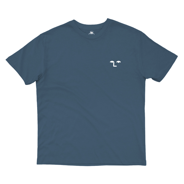 Tee-shirt Nonsense Face Off Embroidered Marine