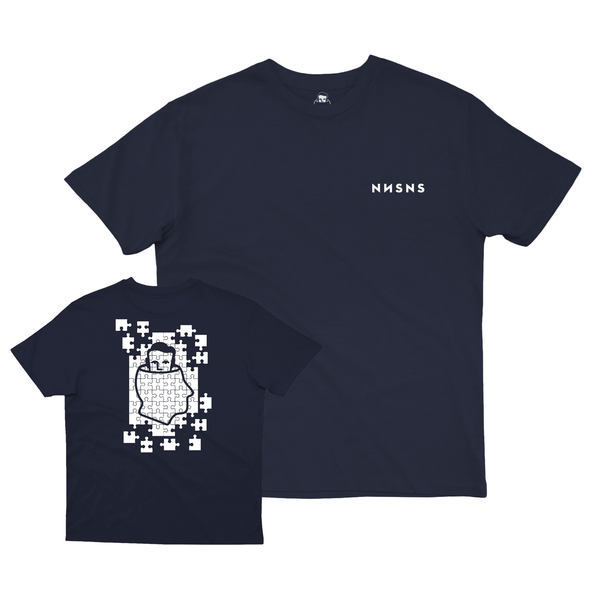Tee-shirt Nonsense Puzzle Navy