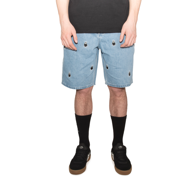 Short Nonsense Bigfoot Denim Aop Lighter Denim