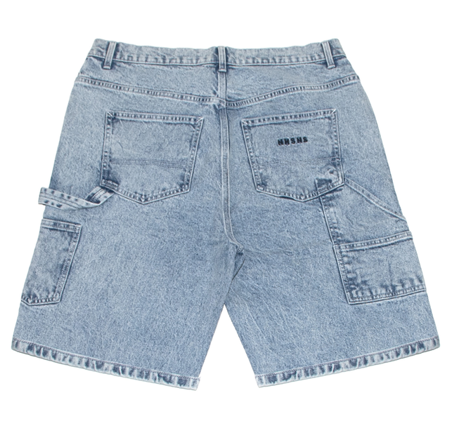 Short Nonsense Yeti Denim Acid Blue Stretch