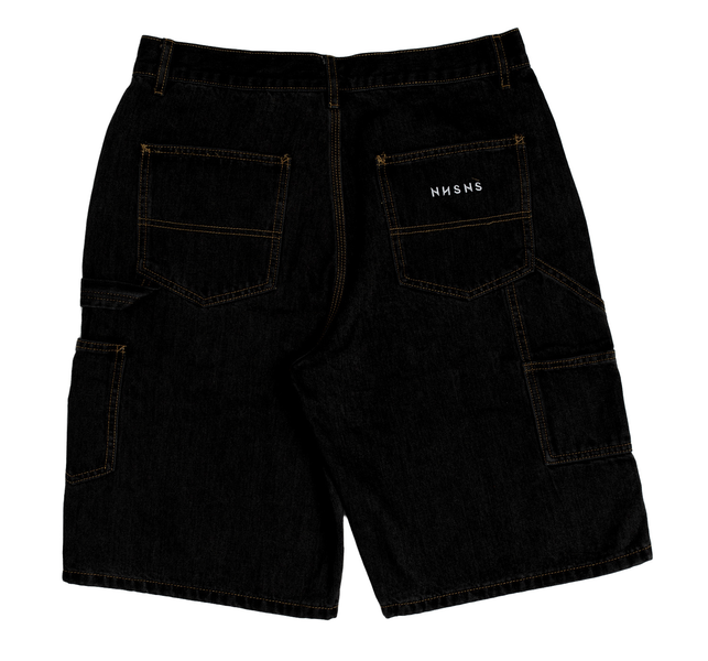 Short Nonsense Yeti Denim Black Stone Stretch