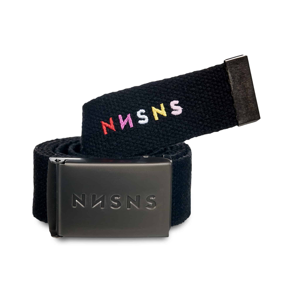 Ceinture Nonsense Whip Brushed Gunmetal Black