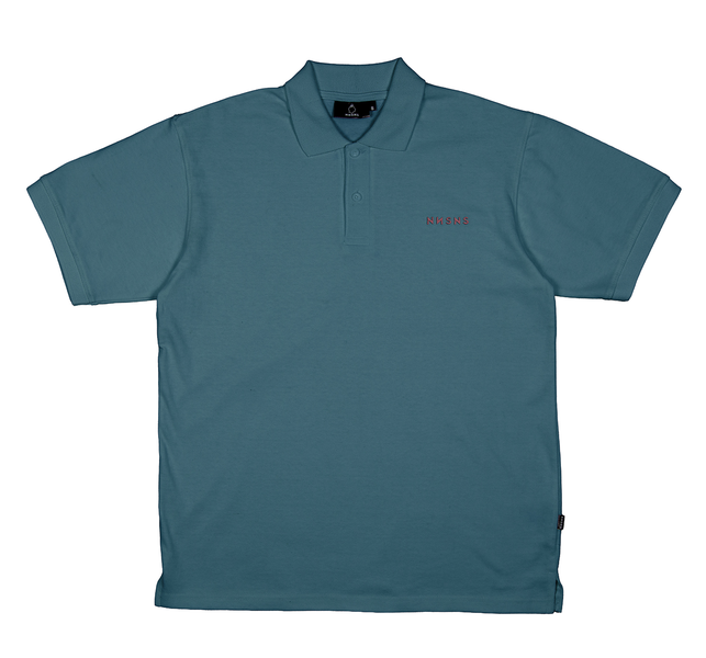 Polo Nonsense Embroidered LS Slate Burgundy