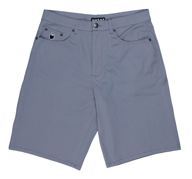 Short Nonsense Bigfoot Denim Grey Cotton