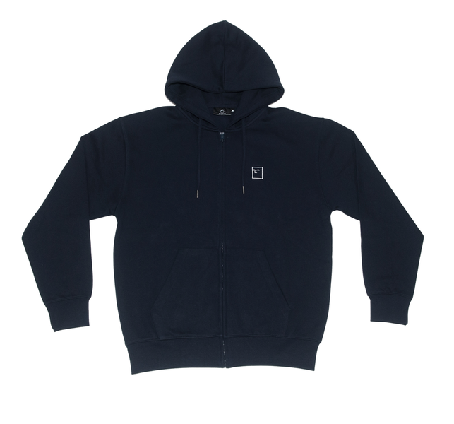 Sweat zippé à capuche Nonsense Blockhead Full Navy