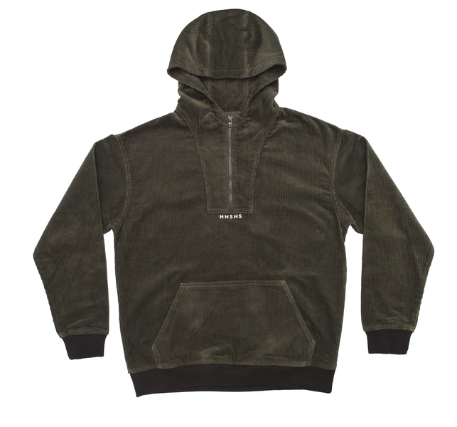Sweat à capuche Nonsense Chupacabra Cord Forest Green