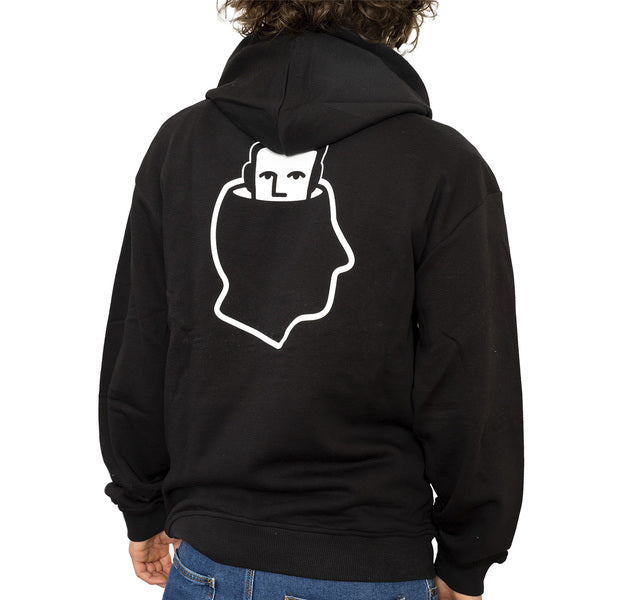Sweat à capuche Nonsense Head Logo Black