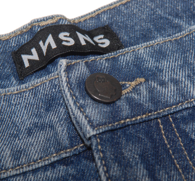 Pantalon Nonsense Bigfoot Denim Blue Washed