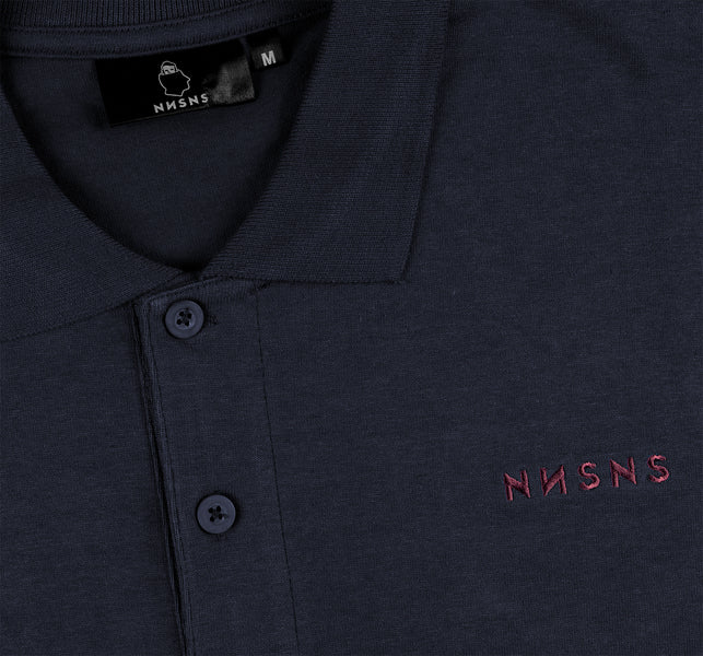 Polo Nonsense Embroidered Navy Burgundy