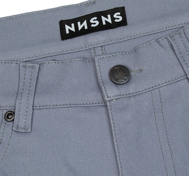 Short Nonsense Bigfoot Denim Grey Cotton
