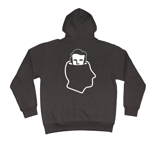 Sweat à capuche Nonsense Head Logo Charcoal