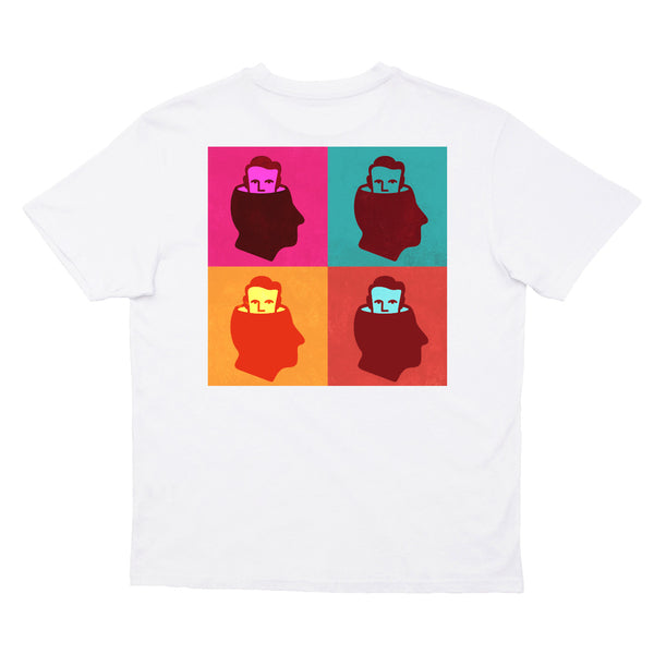 Tee-shirt Nonsense Andy's Head Logo White