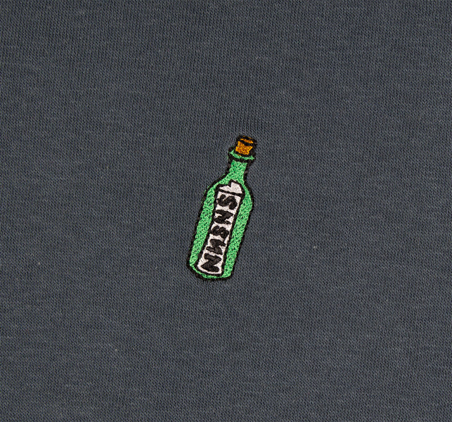 Tee-shirt Nonsense In A Bottle Embroidered Steel