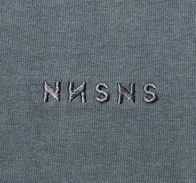 Tee-shirt Nonsense Embroidered Steel Charcoal