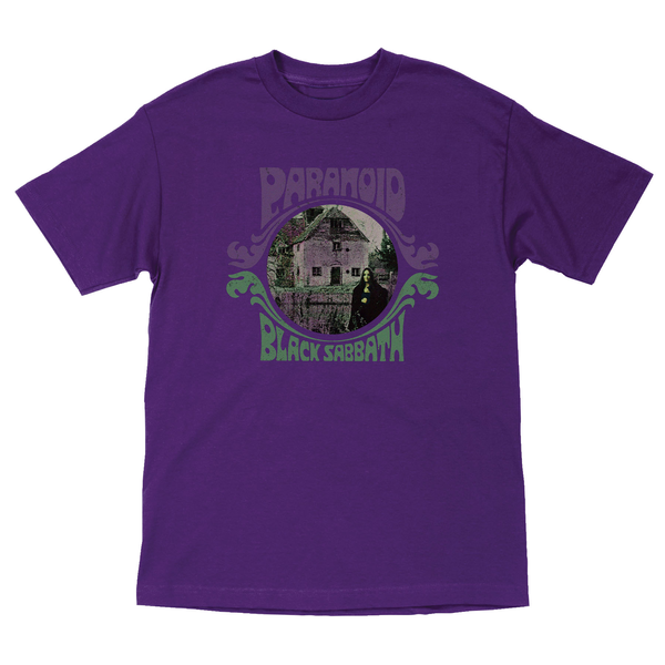 Oj T-Shirt Black Sabbath Paranoid Witch Ss Purple