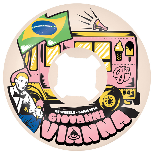 Oj Wheels (Jeu De 4) 54Mm Tbd Pro Elite Mini Combo 101A