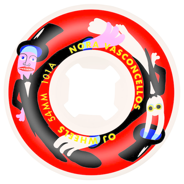 Oj Wheels (Jeu De 4) 54Mm Nora By Alexis Elite Ez Edge 101A