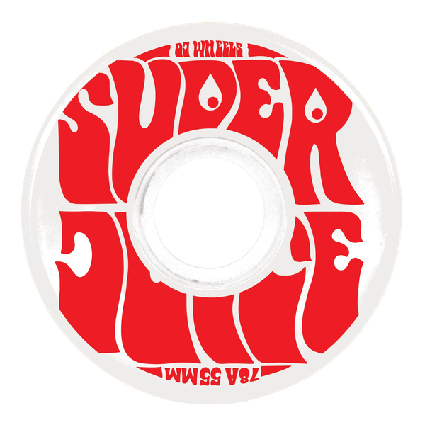Oj Wheels (Jeu De 4) 55Mm Mini Super Juice White 78A