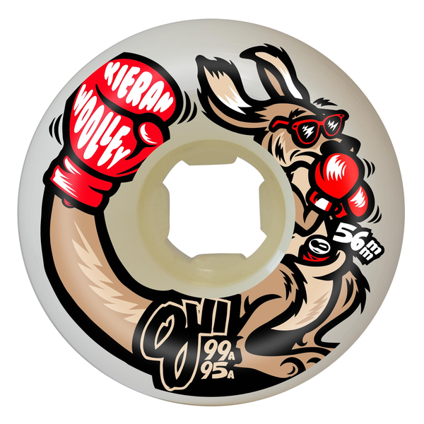 Oj Wheels (Jeu De 4) 56Mm Woolley Roo Dd White 99A 95A