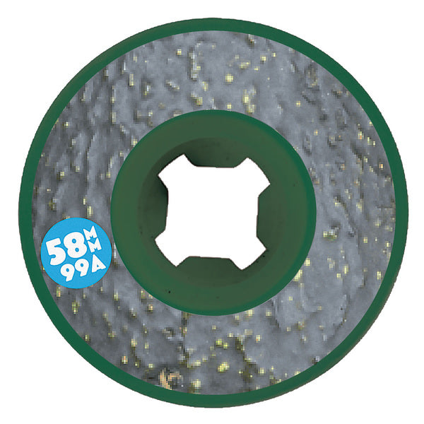 Oj Wheels (Jeu De 4) 58Mm Avocado Lil Doodies Green 99A
