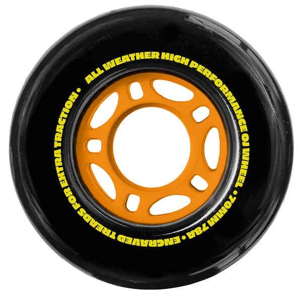 Roues de skate OJ 70 mm Dirt Tires Thunder Juice Black 78A