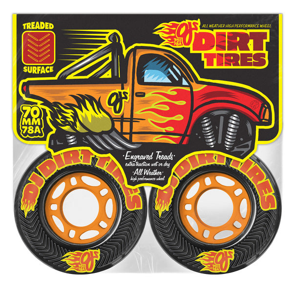 Roues de skate OJ 70 mm Dirt Tires Thunder Juice Black 78A