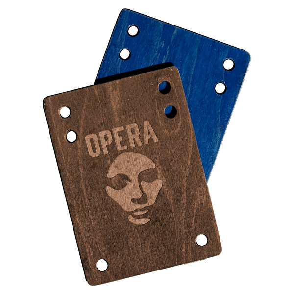 Pads de skate Opera Wooden Rider 5 Ply 1/4" (6,4 mm) (jeu de 2)