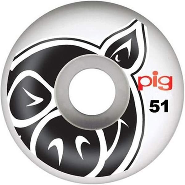 Pig Wheels (Jeu De 4) 51Mm Head Natural 101A