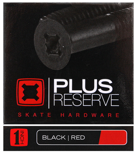 Plus Reserve Visserie (Jeu De 8) 1 Pouce Red